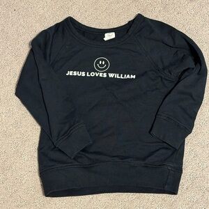 Black Kids Shirt with Smiley Design